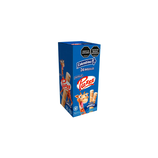 Caja De Piazza Barquillos *24 Und
