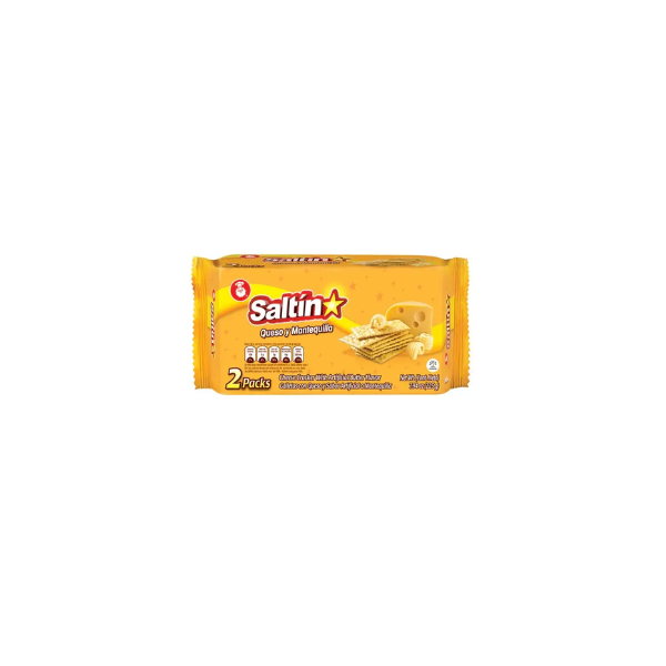 Galleta Saltin Queso y Mantequilla 2 pack *225 Gr