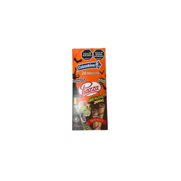 Caja De Piazza Barquillos Chocolate *24 Und