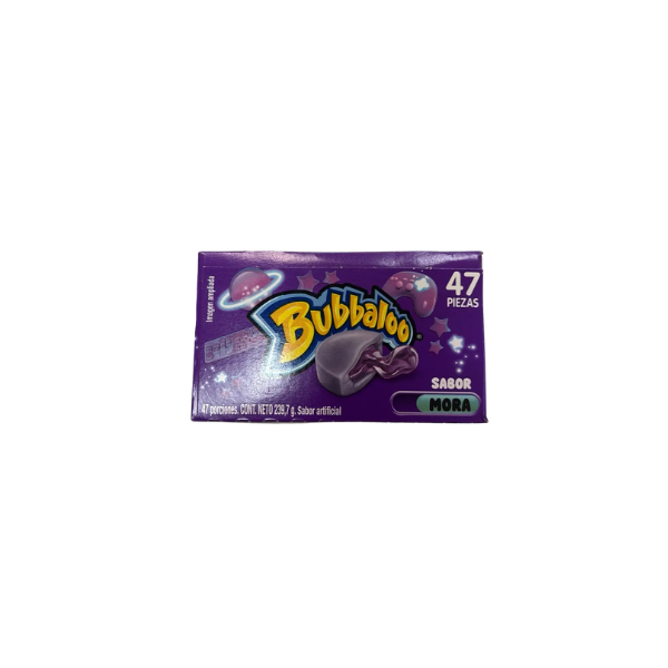 Bubbaloo Sabor Mora Caja *47 Und